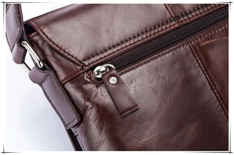 West Louis Genuine Leather Vintage Crossbody Bag