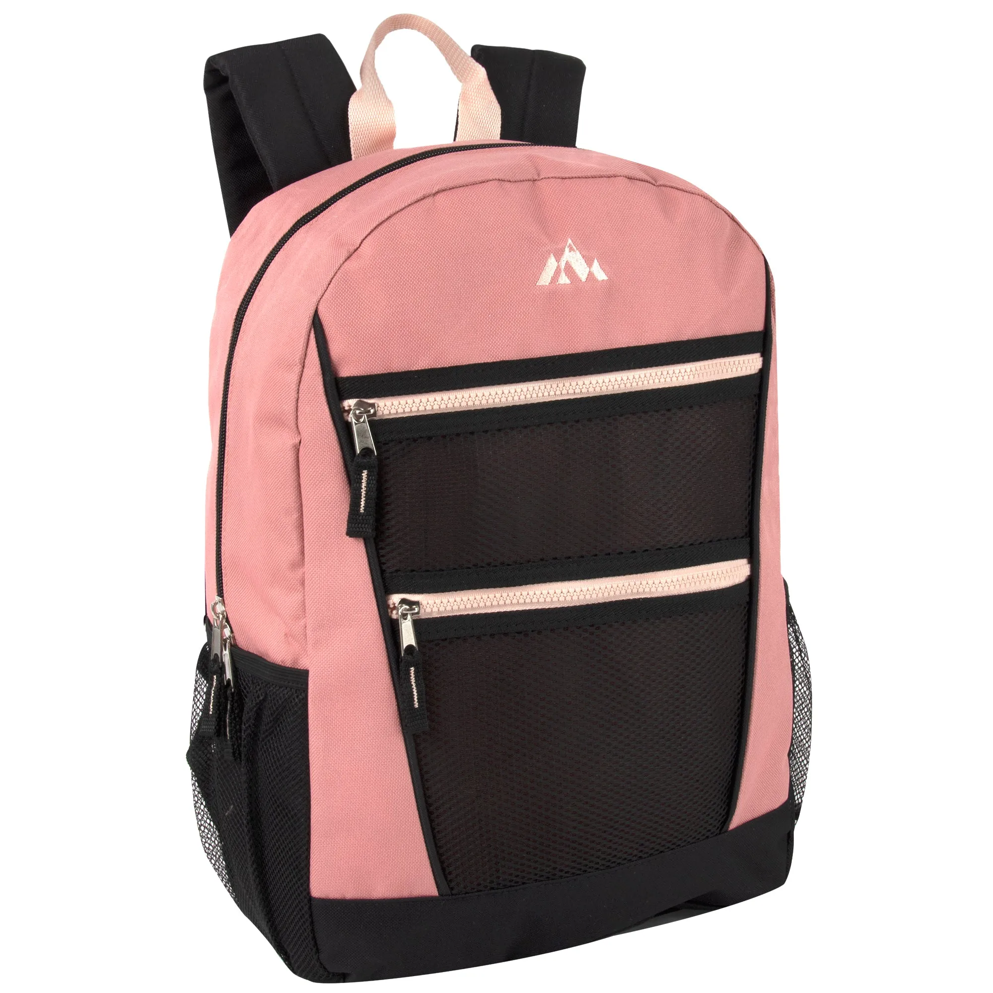Wholesale 43cm Double Front Zippered Backpacks 20L Capacity - 2 Colours